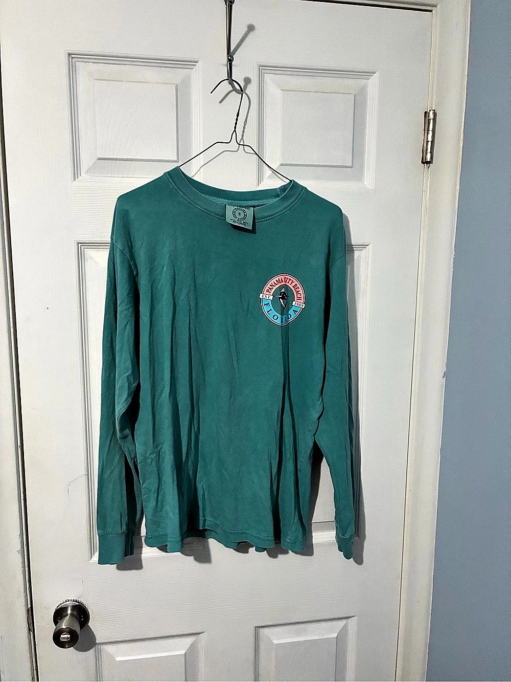 U.S Vintage Panama City Beach Florida long sleeve tee Graphic Long Sleeve